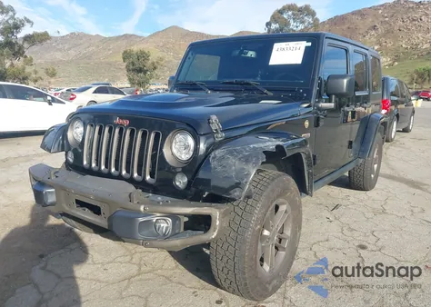 2017 Jeep Wrangler Unlimited 75Th Anniversary Edition 4X4 из США, поврежденный, VIN 1C4BJWEG9HL522912